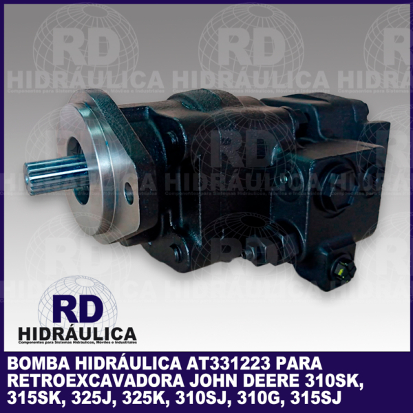 Electroválvula Hidráulica AT310586 Compatible Con John Deere 315SL, 315SJ, 325J, 325K, 325SK – Repuesto Robusto Y Duradero